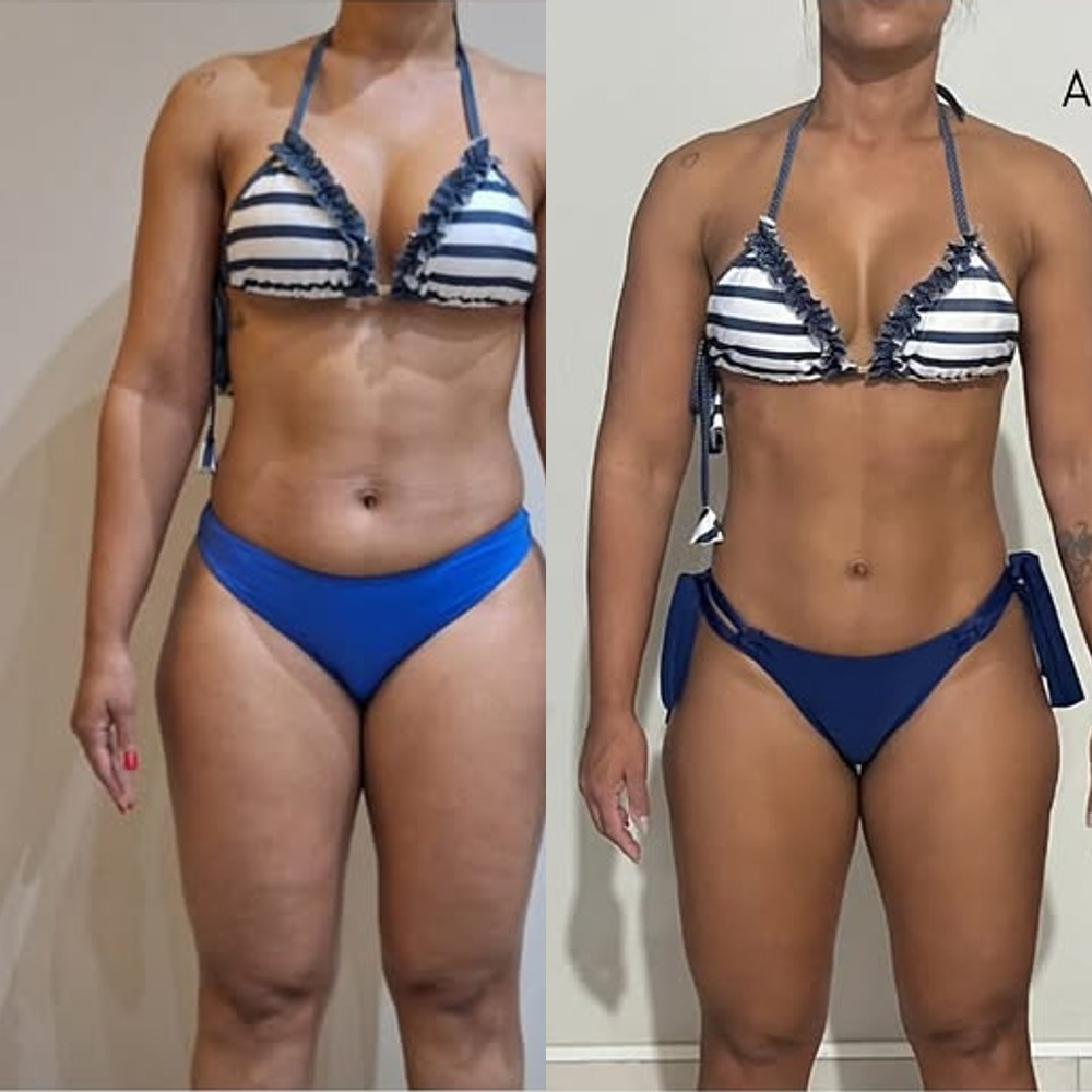 Resultado acompanhado por Jaber Montini: Evolução corporal